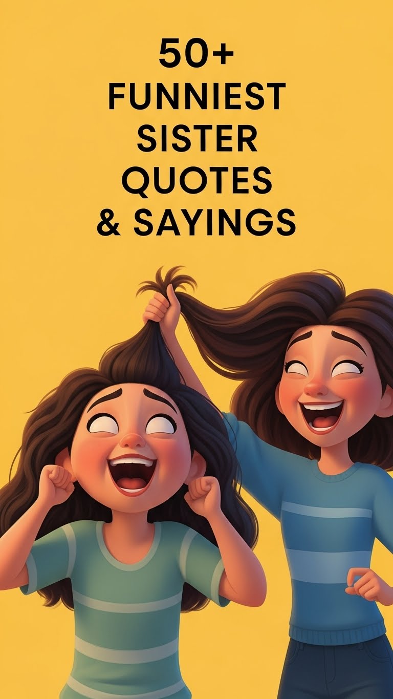 35 Funny Sister Quotes: Hilarious Sibling Humor 35 Funny Sister Quotes: Hilarious Sibling Humor - Motivational content from ShareVault about lifestyle
