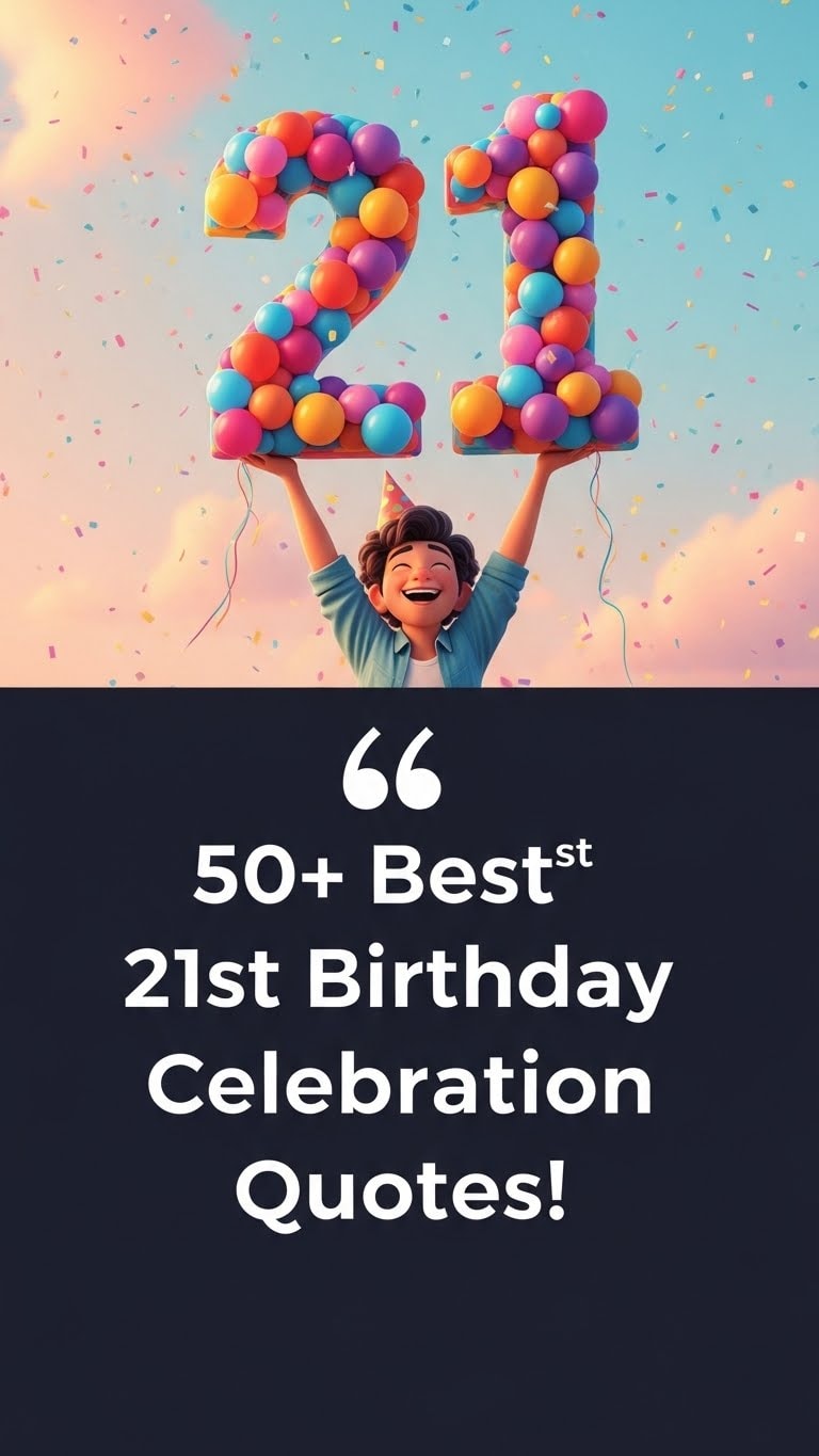 Happy 21st Birthday Quotes: Celebrate in Style! Happy 21st Birthday Quotes: Celebrate in Style! - Motivational content from ShareVault about celebrations