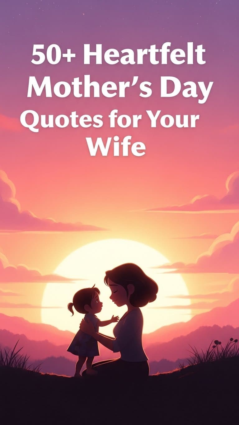 Happy Mother's Day Quotes for Wife: 50 Heartfelt Messages