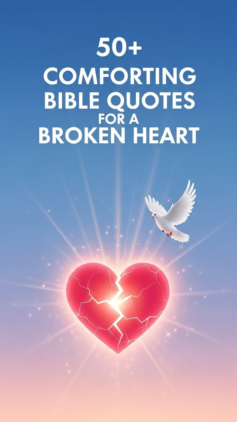 Heart Broken Bible Quotes: Find Comfort & Healing Heart Broken Bible Quotes: Find Comfort & Healing - Motivational content from ShareVault about inspiration