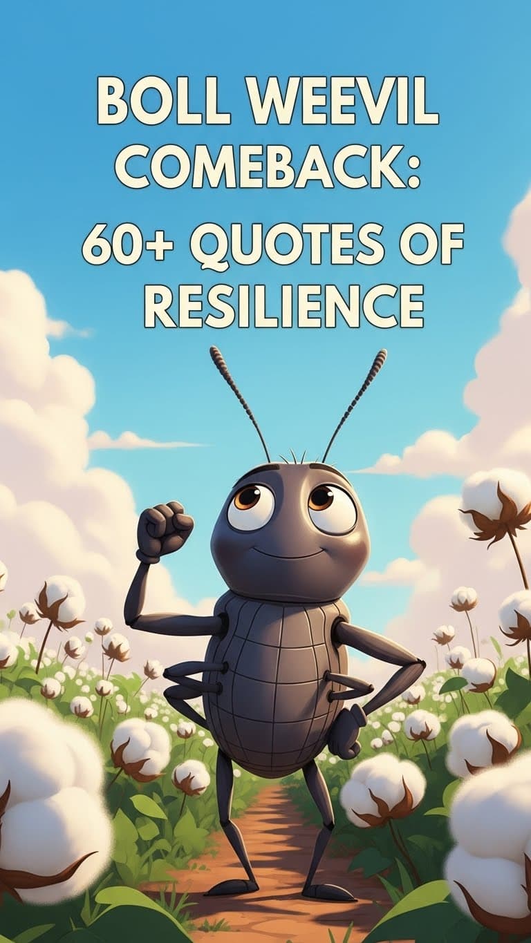 Boll Weevil Wisdom: Historical Quotes & Their Meaning