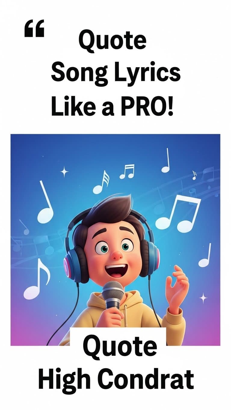 How to Quote a Song Lyric: Citation Rules & Fair Use Tips