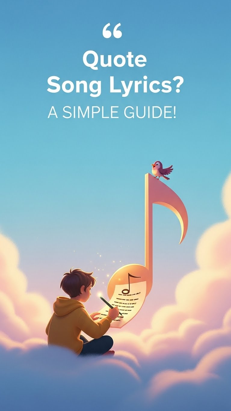 Quote Song Lyrics: A Guide to Proper Citation Quote Song Lyrics: A Guide to Proper Citation - Motivational content from ShareVault about writing