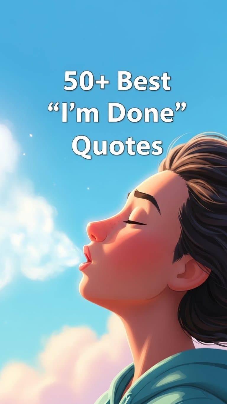 35 Powerful "I'm Done" Quotes to Reclaim Your Peace