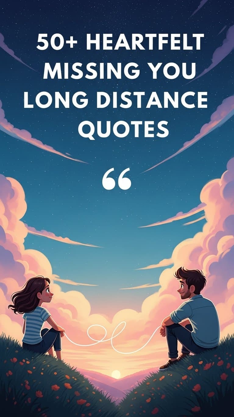 40+ Missing You Long Distance Relationship Quotes