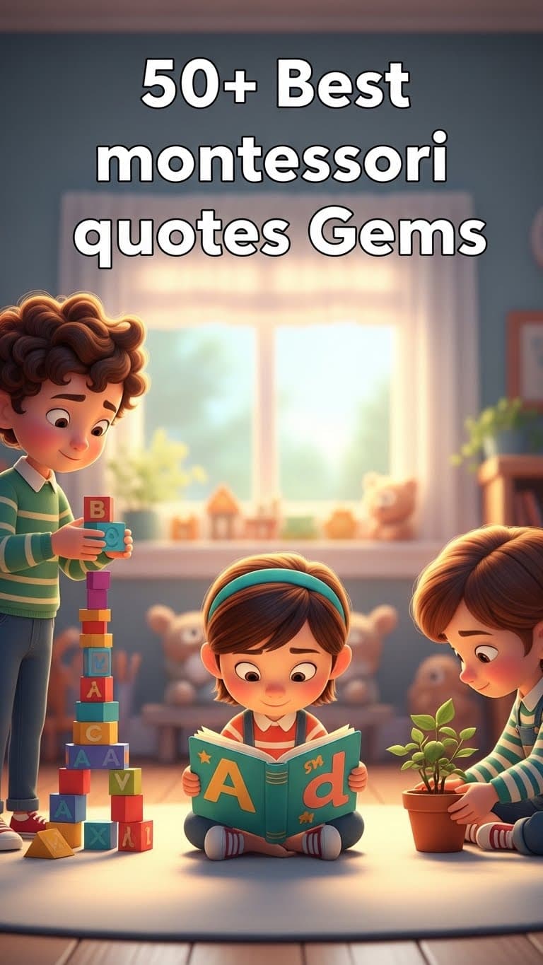 37 Inspiring Montessori Quotes on Education & Life