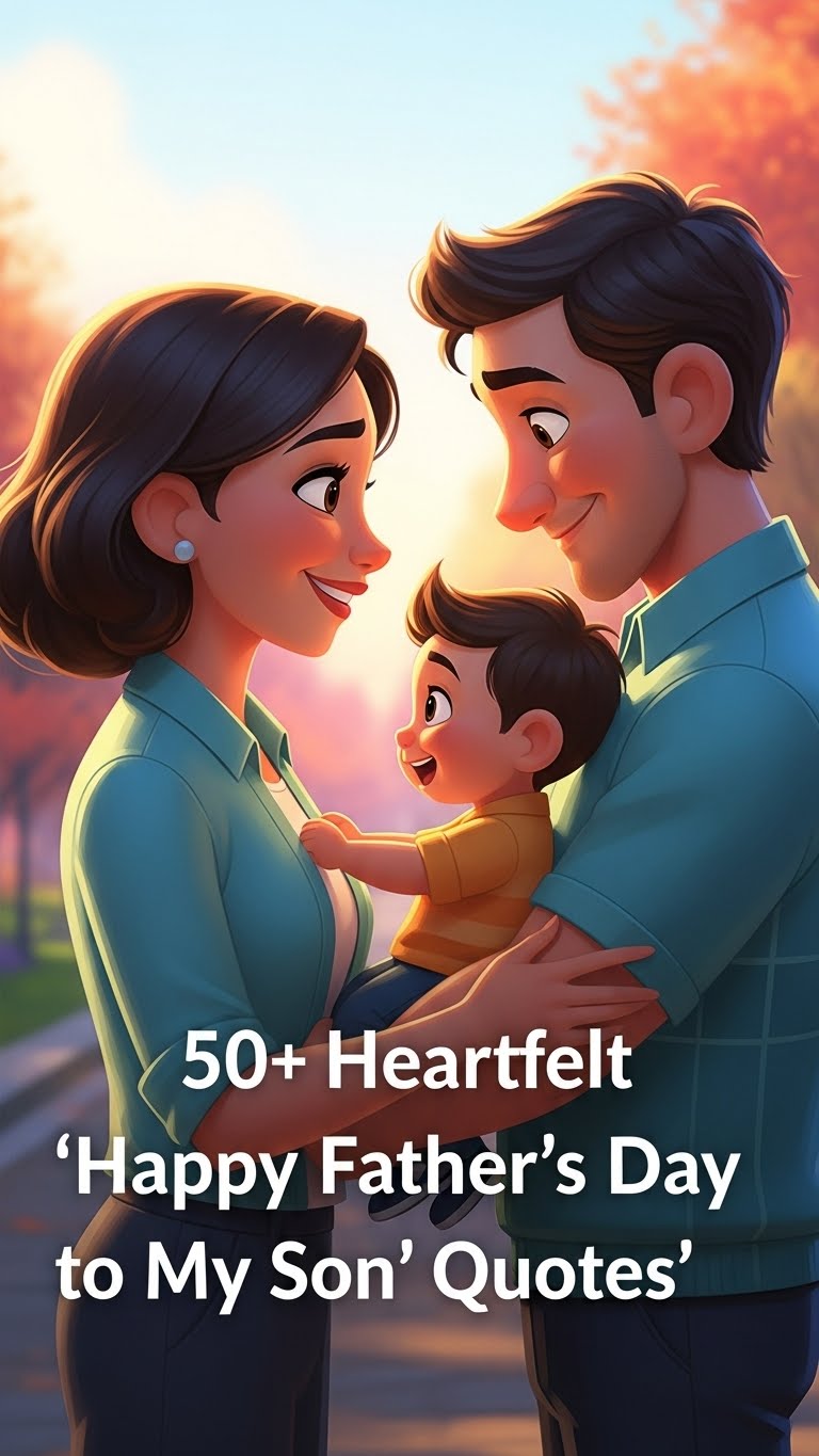 Mother Son Happy Father's Day Quotes: Heartfelt Wishes Mother Son Happy Father's Day Quotes: Heartfelt Wishes - Motivational content from ShareVault about family & relationships