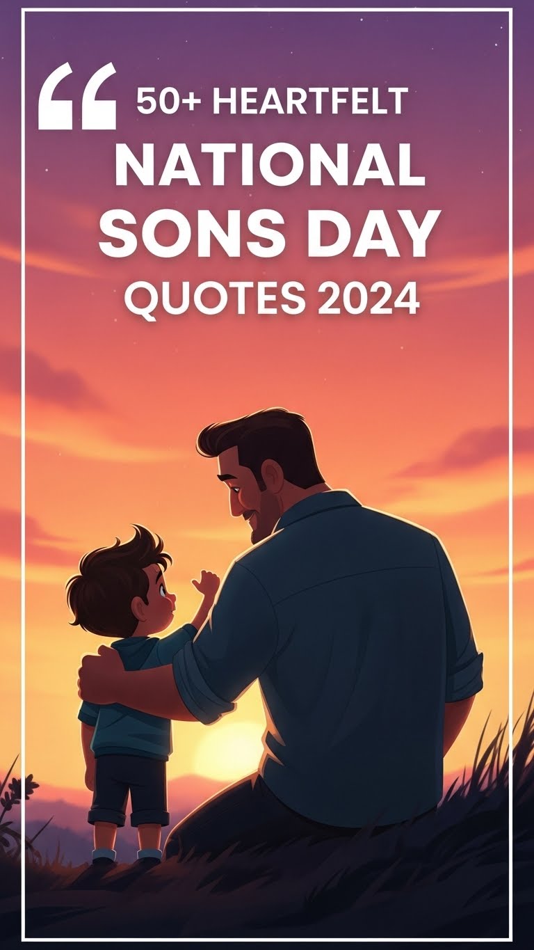 National Sons Day 2024: Heartwarming Quotes National Sons Day 2024: Heartwarming Quotes - Motivational content from ShareVault about family & relationships