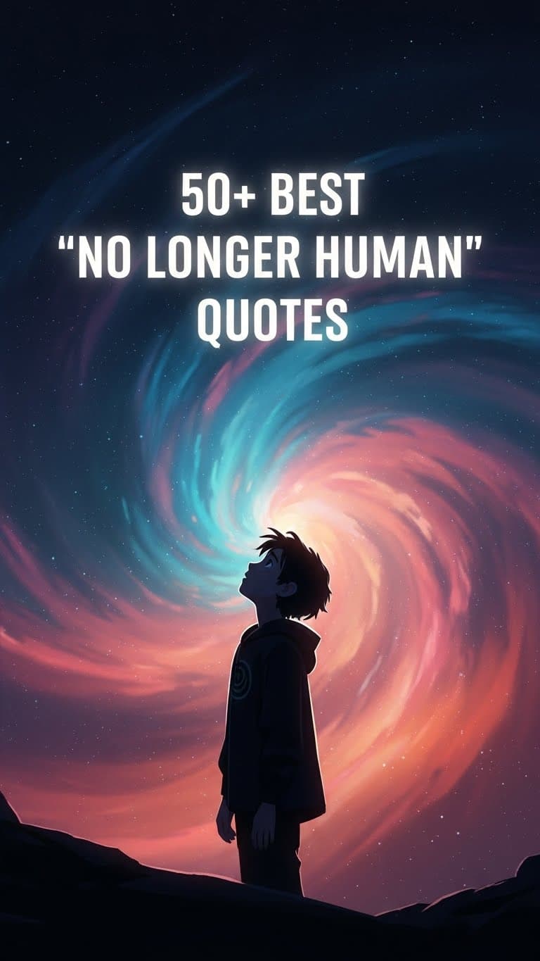 40 Profound No Longer Human Quotes on Alienation & Truth