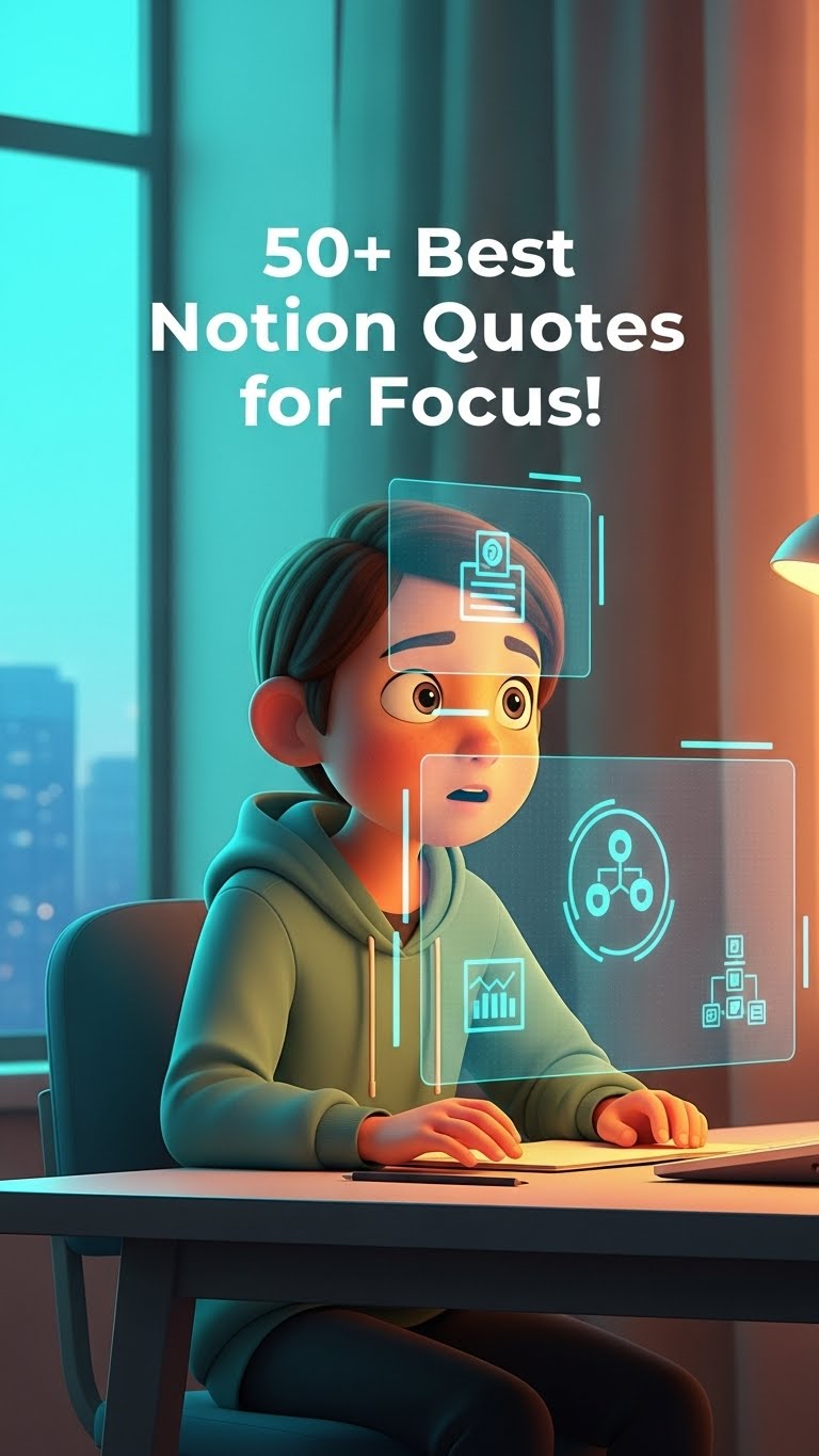 40 Inspiring Notion Quotes for Peak Productivity & Clarity 40 Inspiring Notion Quotes for Peak Productivity & Clarity - Motivational content from ShareVault about productivity & tools