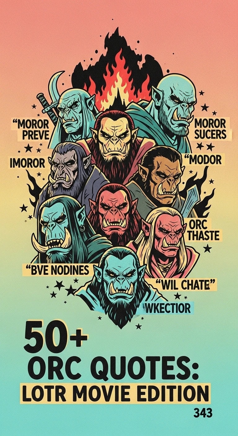 Brutal Wisdom: The Most Memorable Orc Quotes from the Lord of the Rings Movies Brutal Wisdom: The Most Memorable Orc Quotes from the Lord of the Rings Movies - Motivational content from ShareVault about daily inspiration