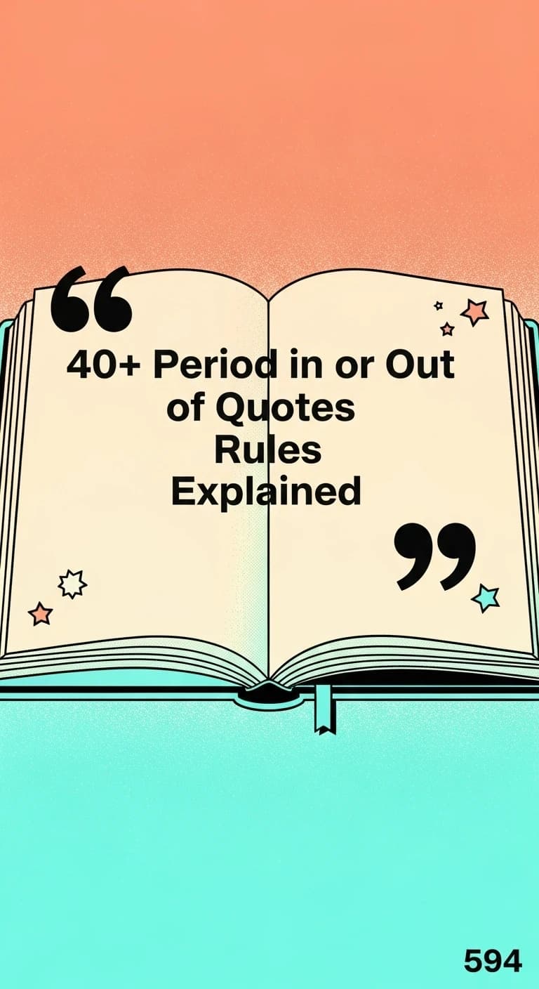 Punctuation Puzzle: Mastering the Period Inside or Outside Quotes