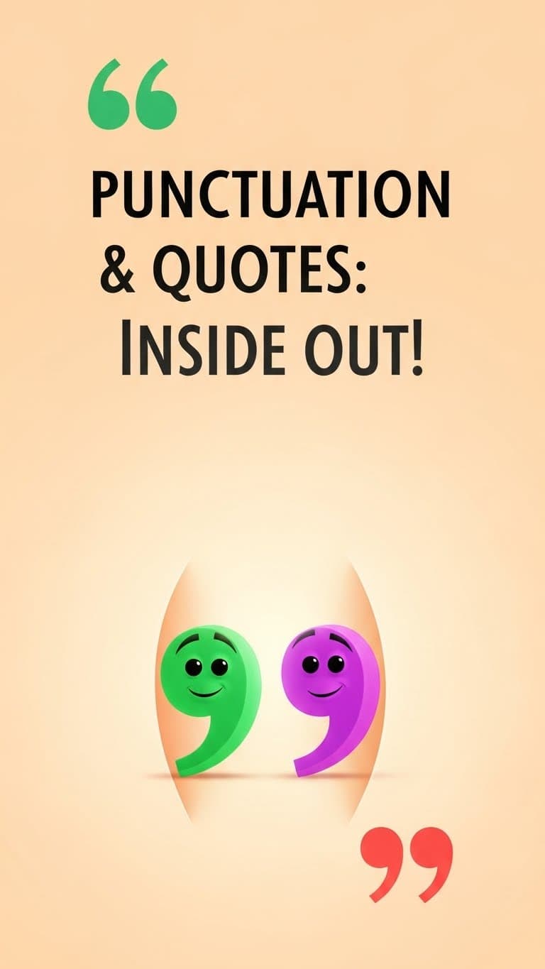 Punctuation Inside or Outside Quotes: Expert Guide