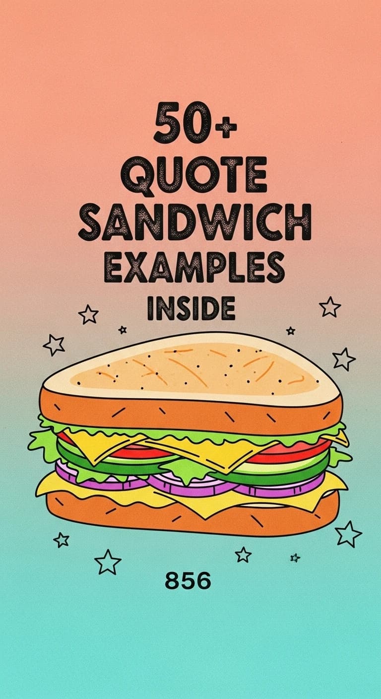 Quote Sandwich Secrets: Make Your Words Memorable