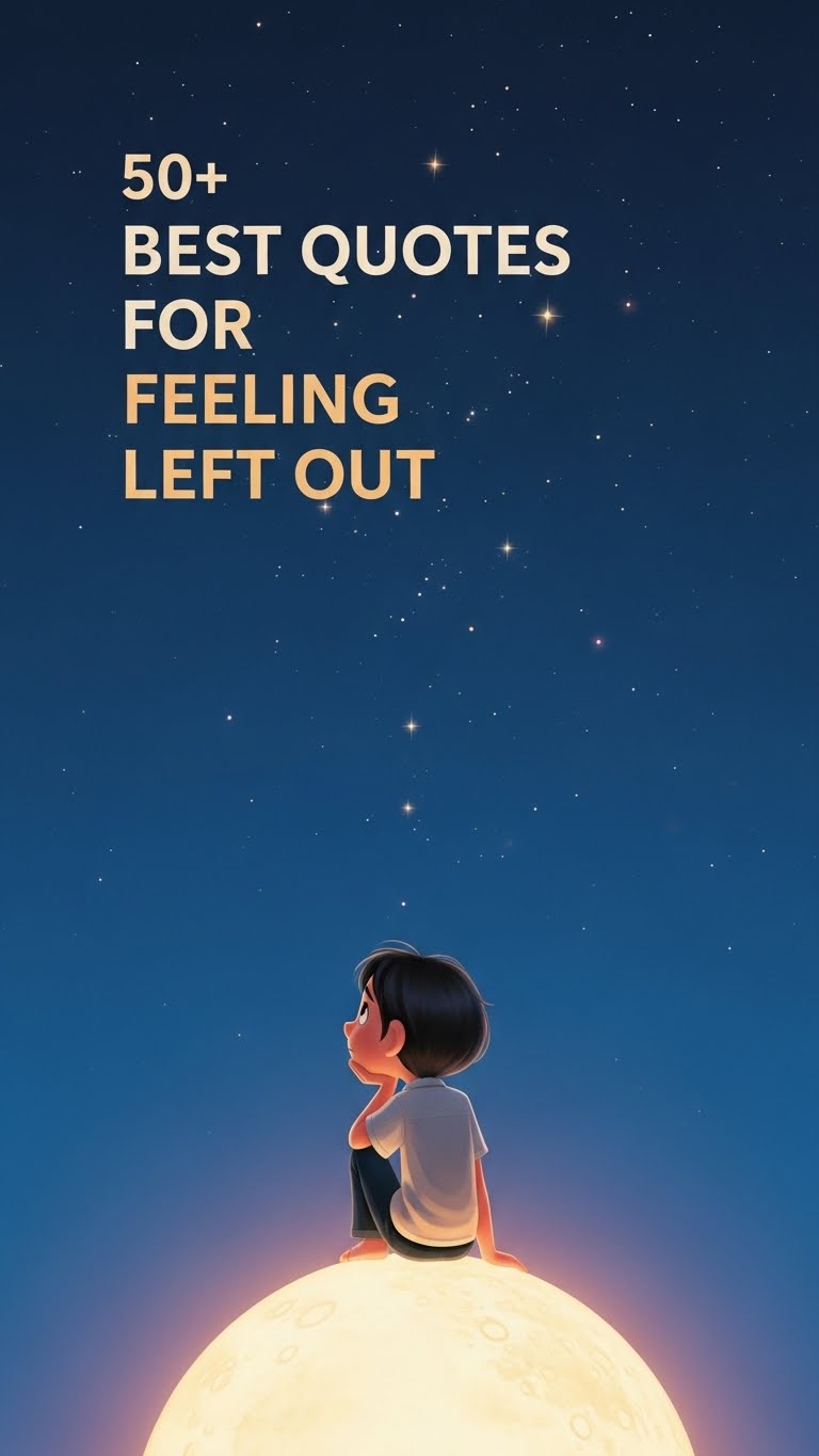40 Uplifting Quotes for When You Feel Left Out 40 Uplifting Quotes for When You Feel Left Out - Motivational content from ShareVault about personal growth