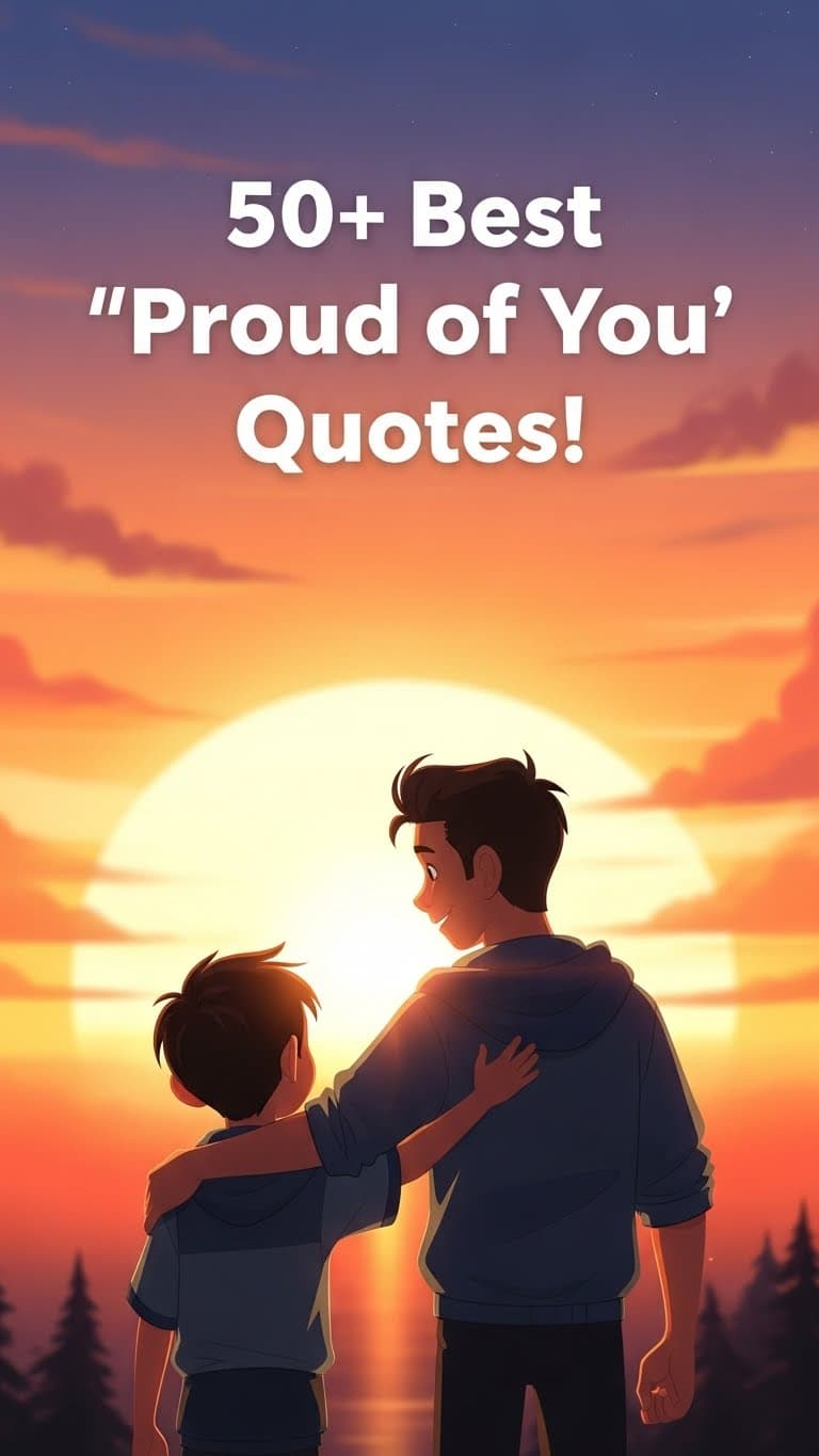 40 Inspiring 'Proud of You' Quotes for Success & Growth