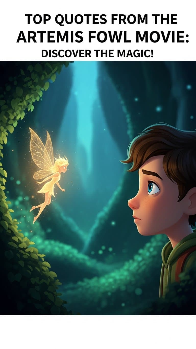 35 Most Magical Quotes from the Artemis Fowl Movie