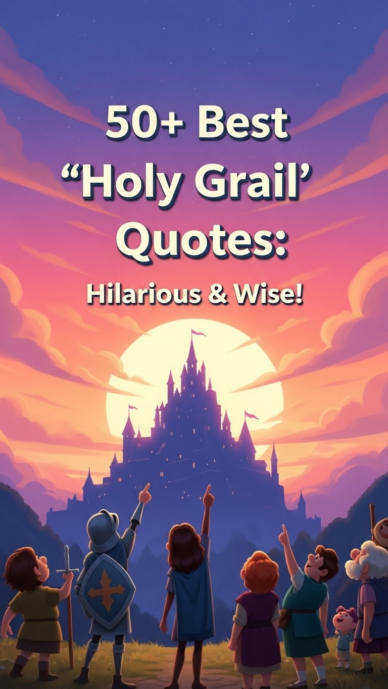 Holy Grail Quotes: Wisdom and Inspiration Holy Grail Quotes: Wisdom and Inspiration - Motivational content from ShareVault about movies