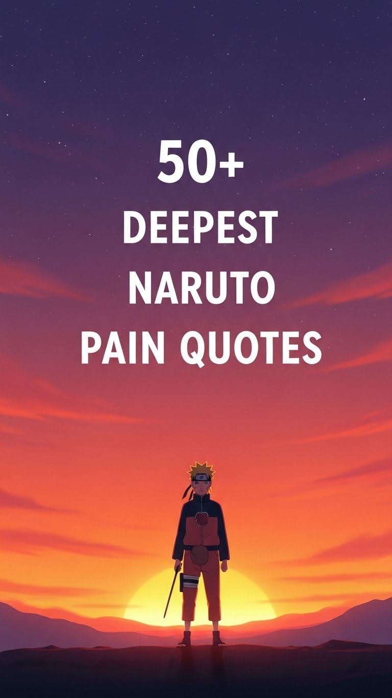 Naruto: 50 Quotes About Pain & Strength Naruto: 50 Quotes About Pain & Strength - Motivational content from ShareVault about anime