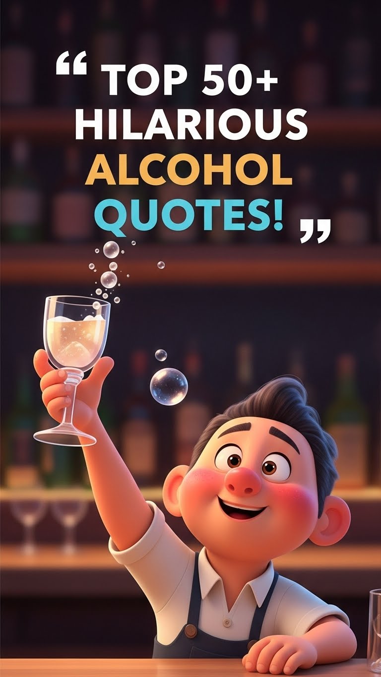 35 Funny Quotes on Alcohol: Cheers to Laughter! 35 Funny Quotes on Alcohol: Cheers to Laughter! - Motivational content from ShareVault about humor