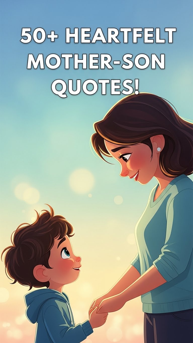 40+ Heartfelt Quotes on Mother and Son Love 40+ Heartfelt Quotes on Mother and Son Love - Motivational content from ShareVault about family and relationships