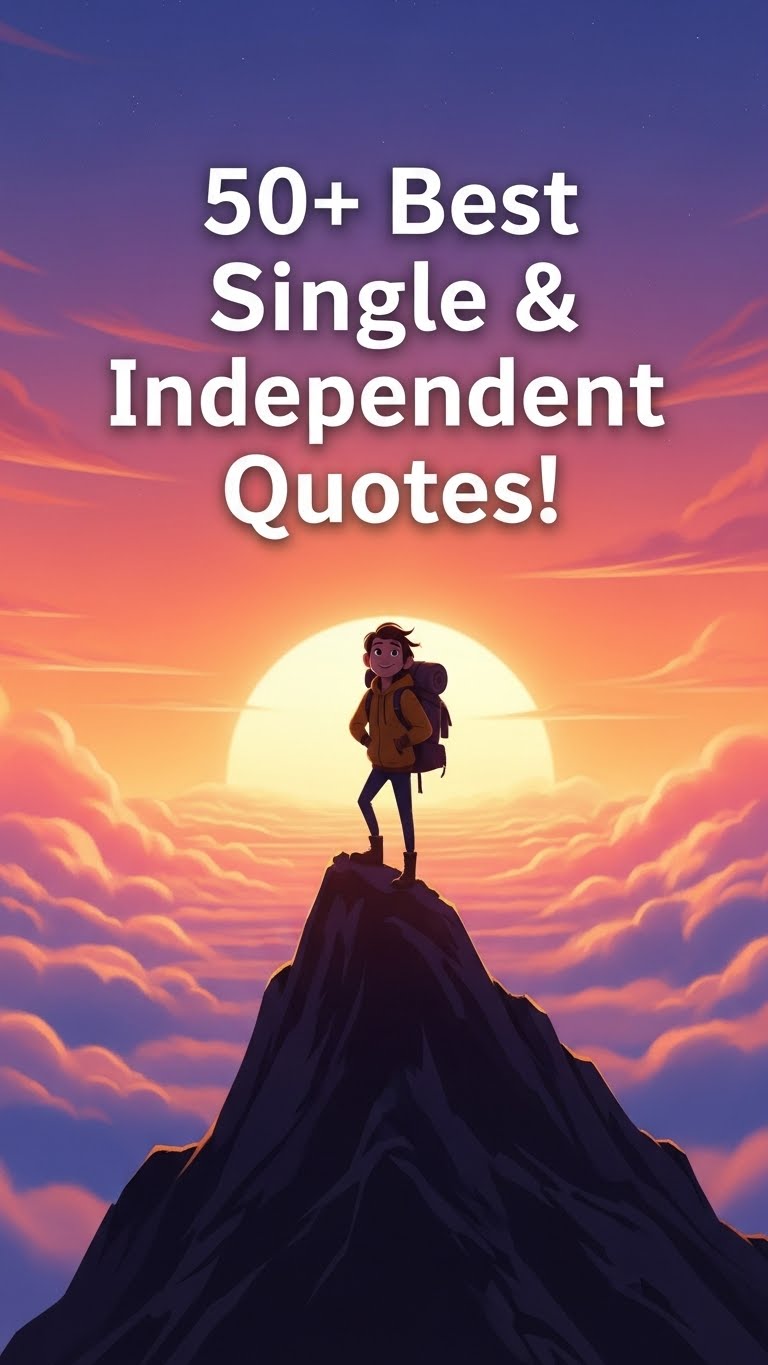 50 Empowering Single People Quotes for Self-Love & Independence 50 Empowering Single People Quotes for Self-Love & Independence - Motivational content from ShareVault about relationships and self-help