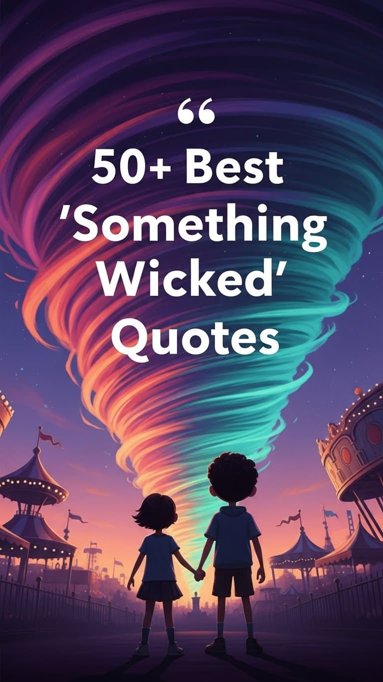 45 Inspiring "Something Wicked This Way Comes" Quotes