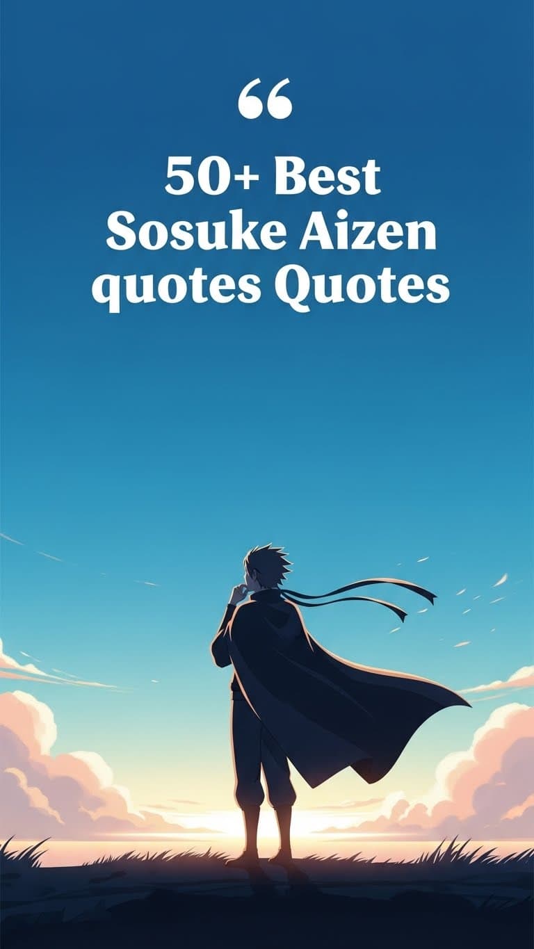 37 Sosuke Aizen Quotes on Power, Illusion, & Truth