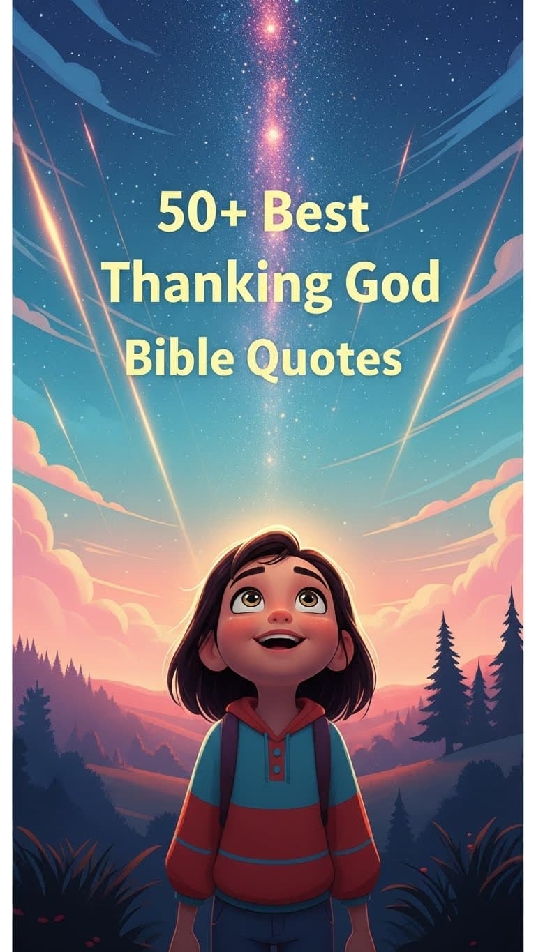 Thanking God: 50 Inspiring Bible Quotes to Express Gratitude