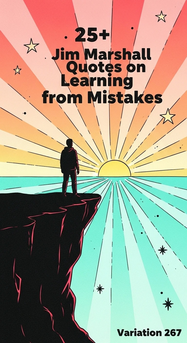 Learn From Your Failures: Inspiring Jim Marshall Quotes on Mistakes Learn From Your Failures: Inspiring Jim Marshall Quotes on Mistakes - Motivational content from ShareVault about daily inspiration