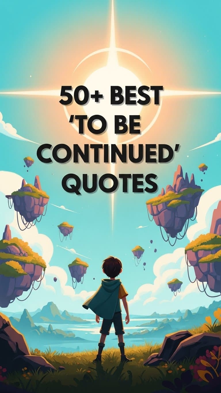 40+ Powerful "To Be Continued" Quotes for Motivation and Resilience