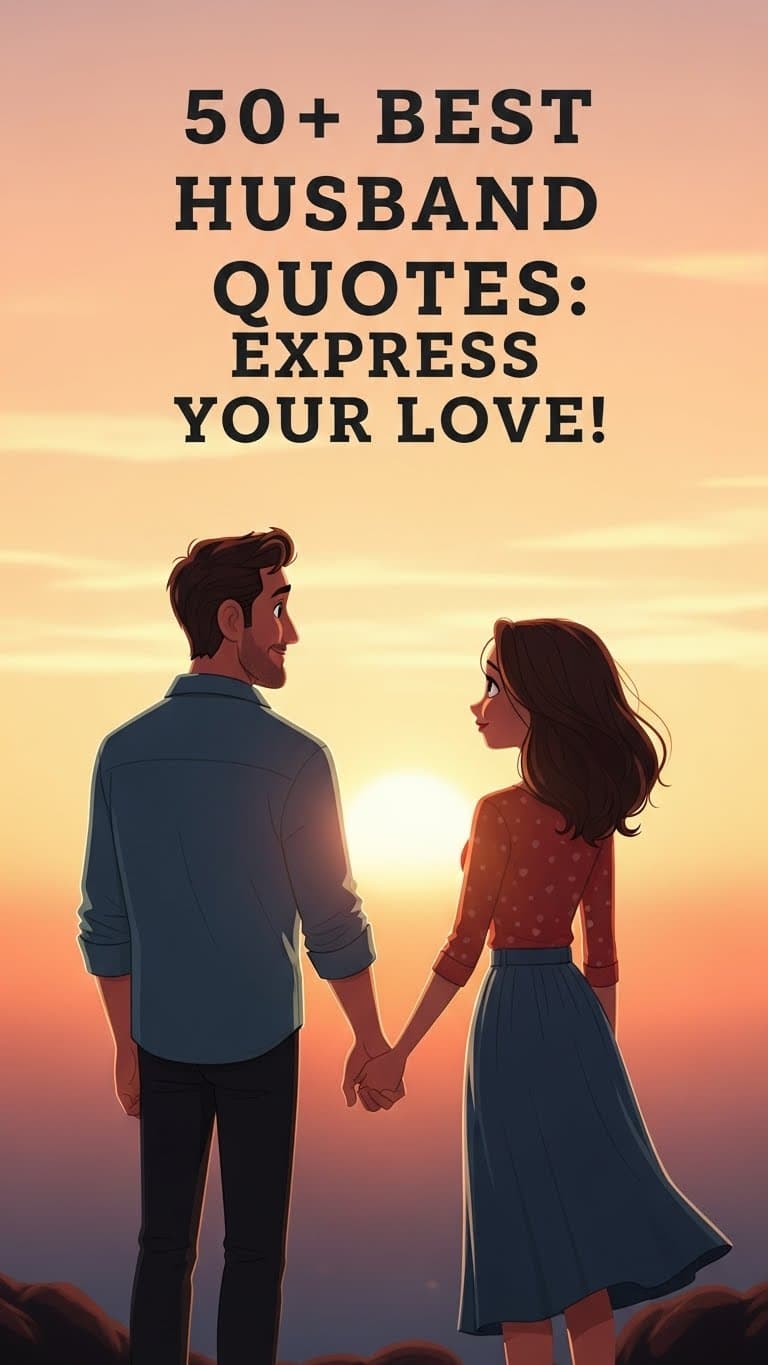 50+ Best To My Husband Quotes: Express Your Love