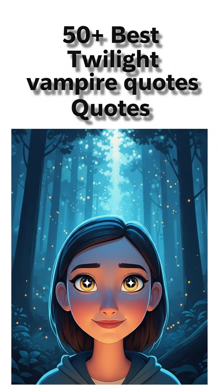 50 Iconic Twilight Vampire Quotes on Love & Immortality