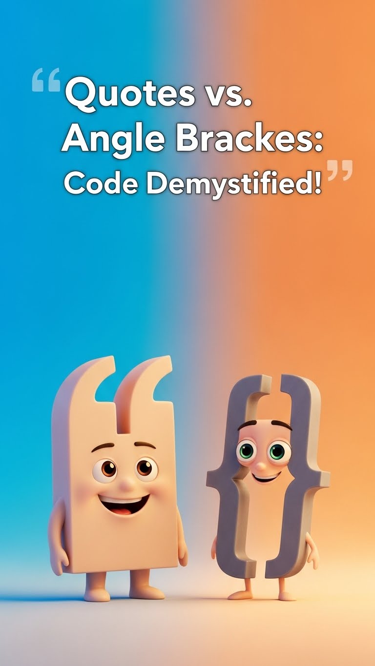 Quotes vs. Brackets: Understanding Syntax Delimiters in Code Quotes vs. Brackets: Understanding Syntax Delimiters in Code - Motivational content from ShareVault about technology & programming