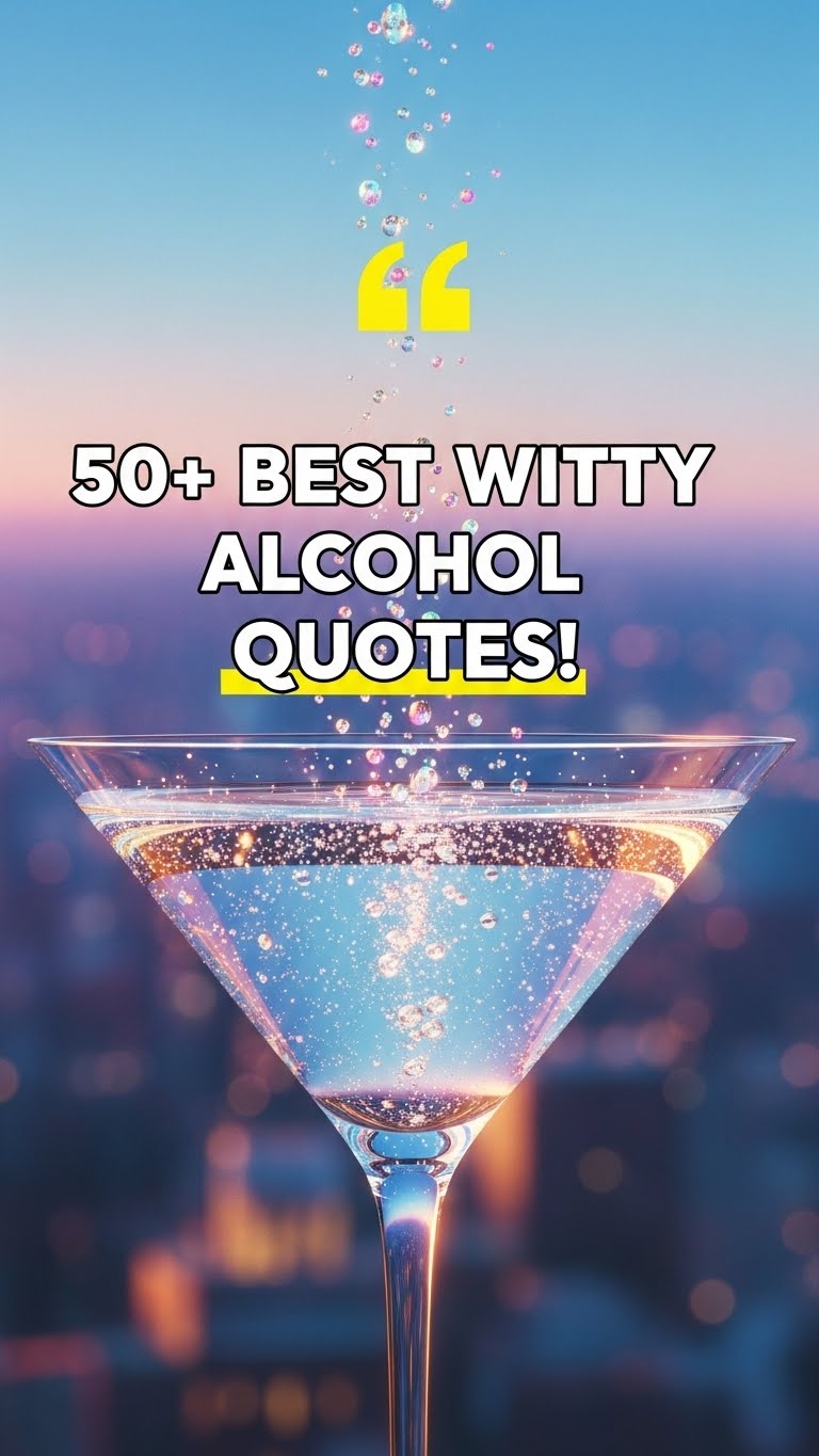 40 Witty Quotes About Alcohol & Life 40 Witty Quotes About Alcohol & Life - Motivational content from ShareVault about humor and lifestyle