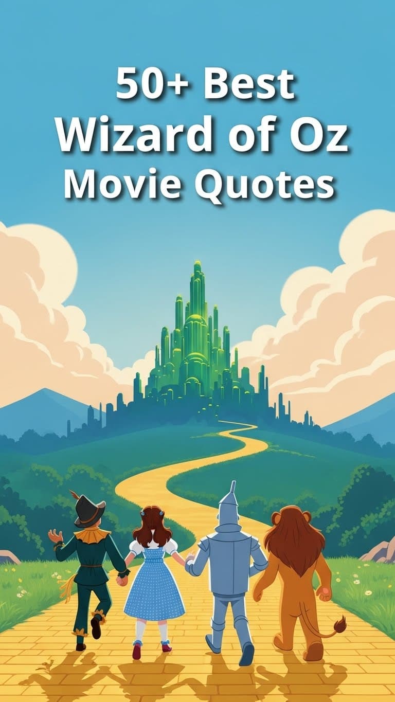 Timeless Wisdom: 50 Wizard of Oz Movie Quotes