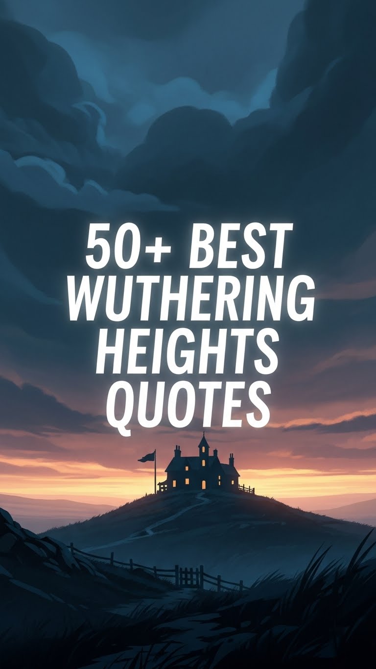 Wuthering Heights: 50 Powerful Quotes to Inspire You Wuthering Heights: 50 Powerful Quotes to Inspire You - Motivational content from ShareVault about literature